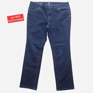 Liz Claiborne Classic Fit Straight Leg Jeans, Size 12 Petite Short